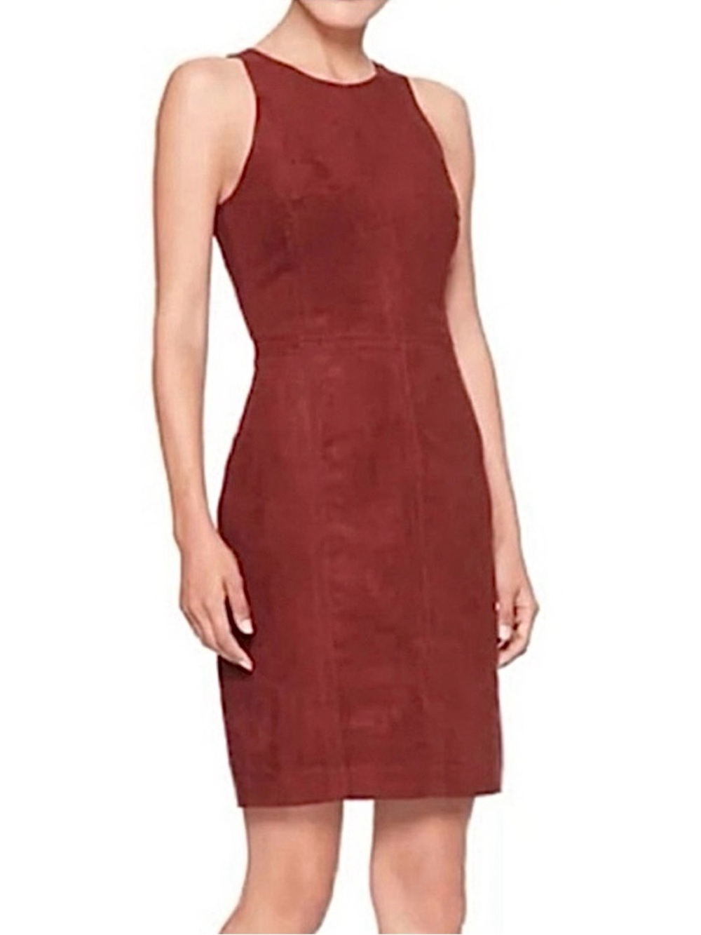 Banana Republic Factory Vegan Suede Sheath Dress